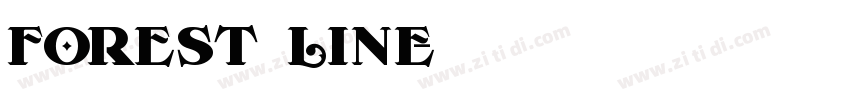 Forest Line字体转换